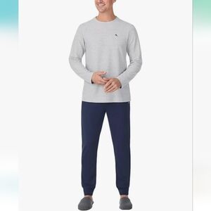 Tommy Bahama Men’s 2-piece Relaxed Fit Logo Embroidered Lounge Set